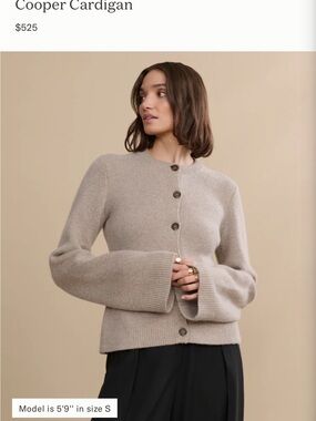 Jenni Kayne Cooper Taupe Cardigan